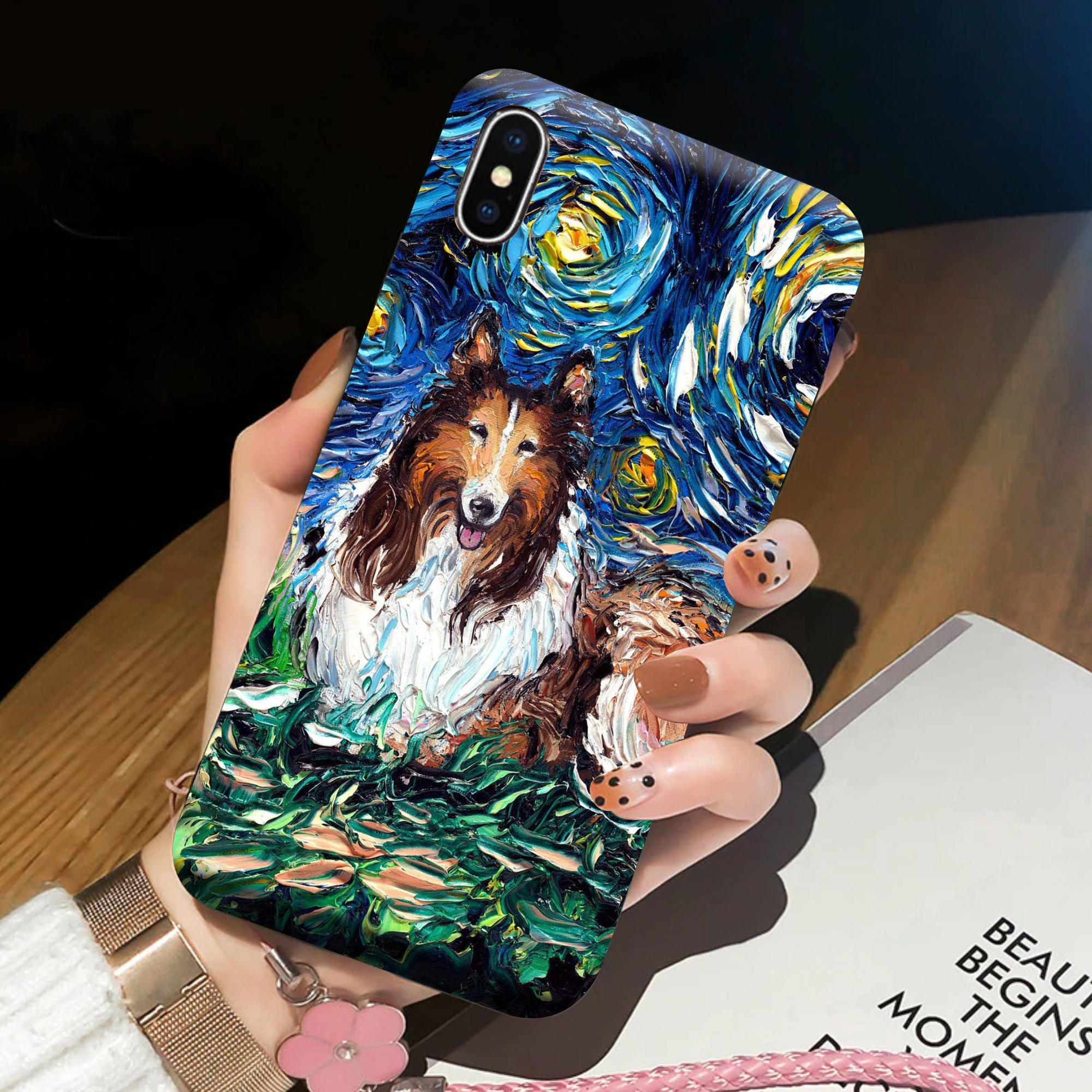 Van Gogh Collie Phone Case Phone Case