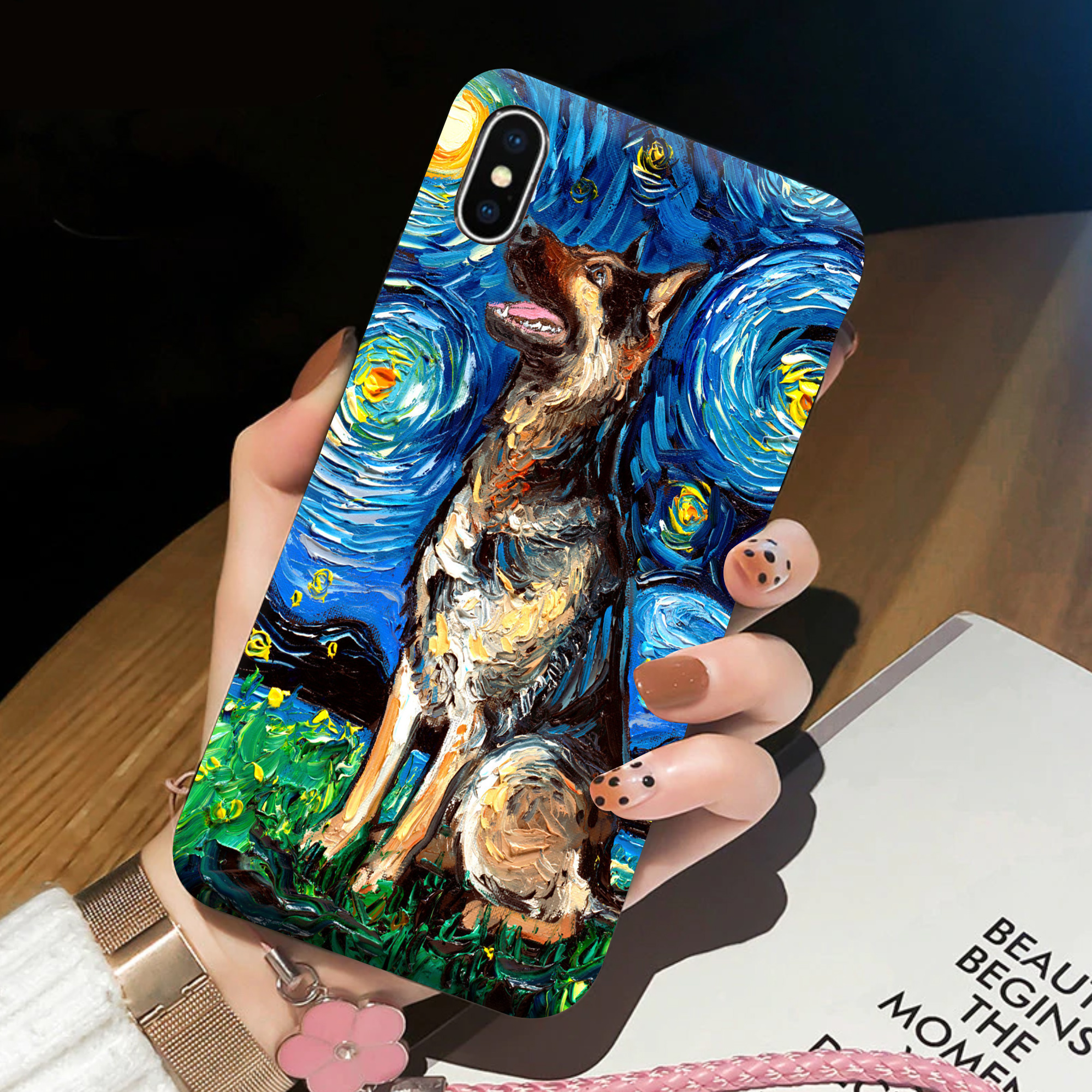 Van Gogh German Shepherd Phone Case Phone Case