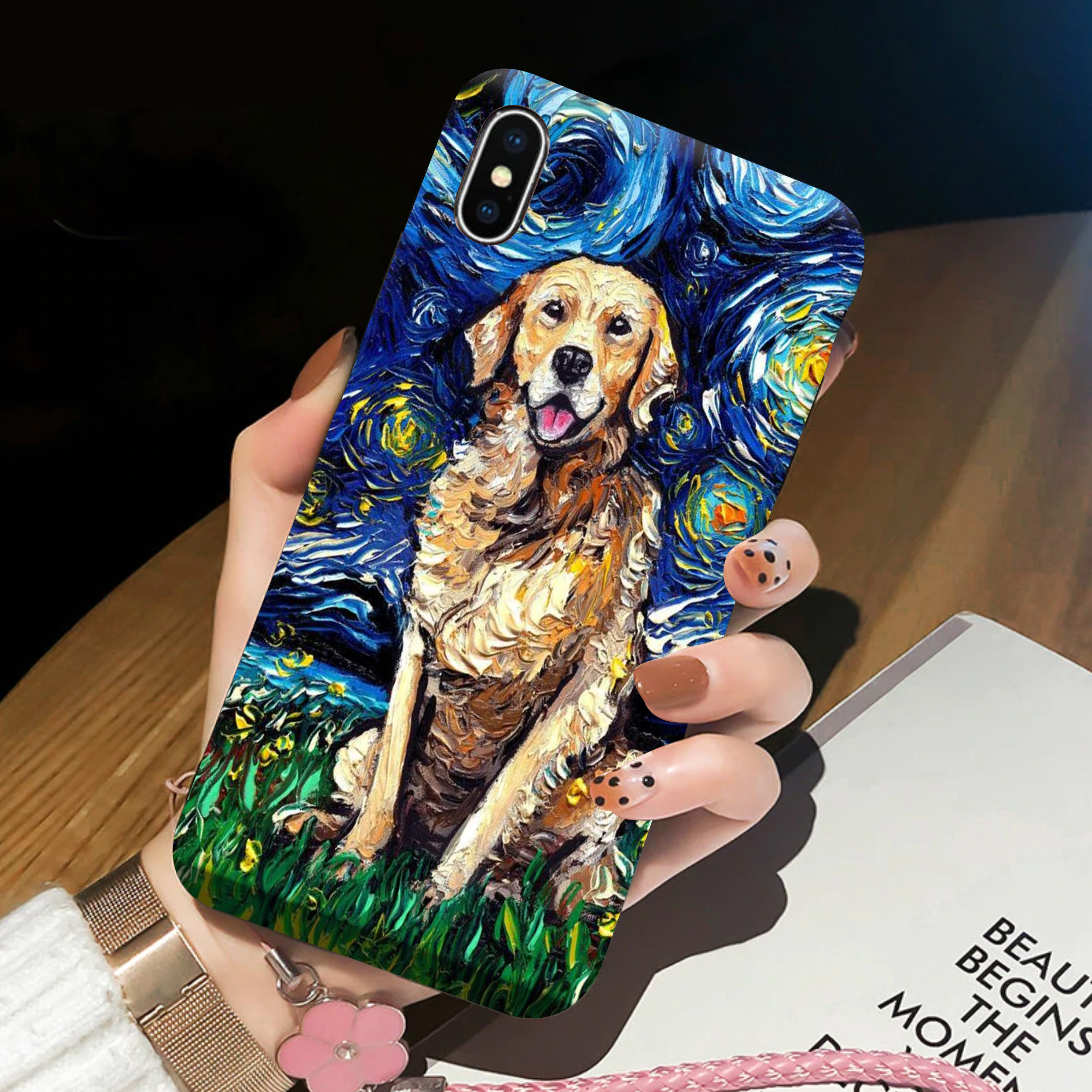 Van Gogh Golden Retriever  Phone Case Phone Case