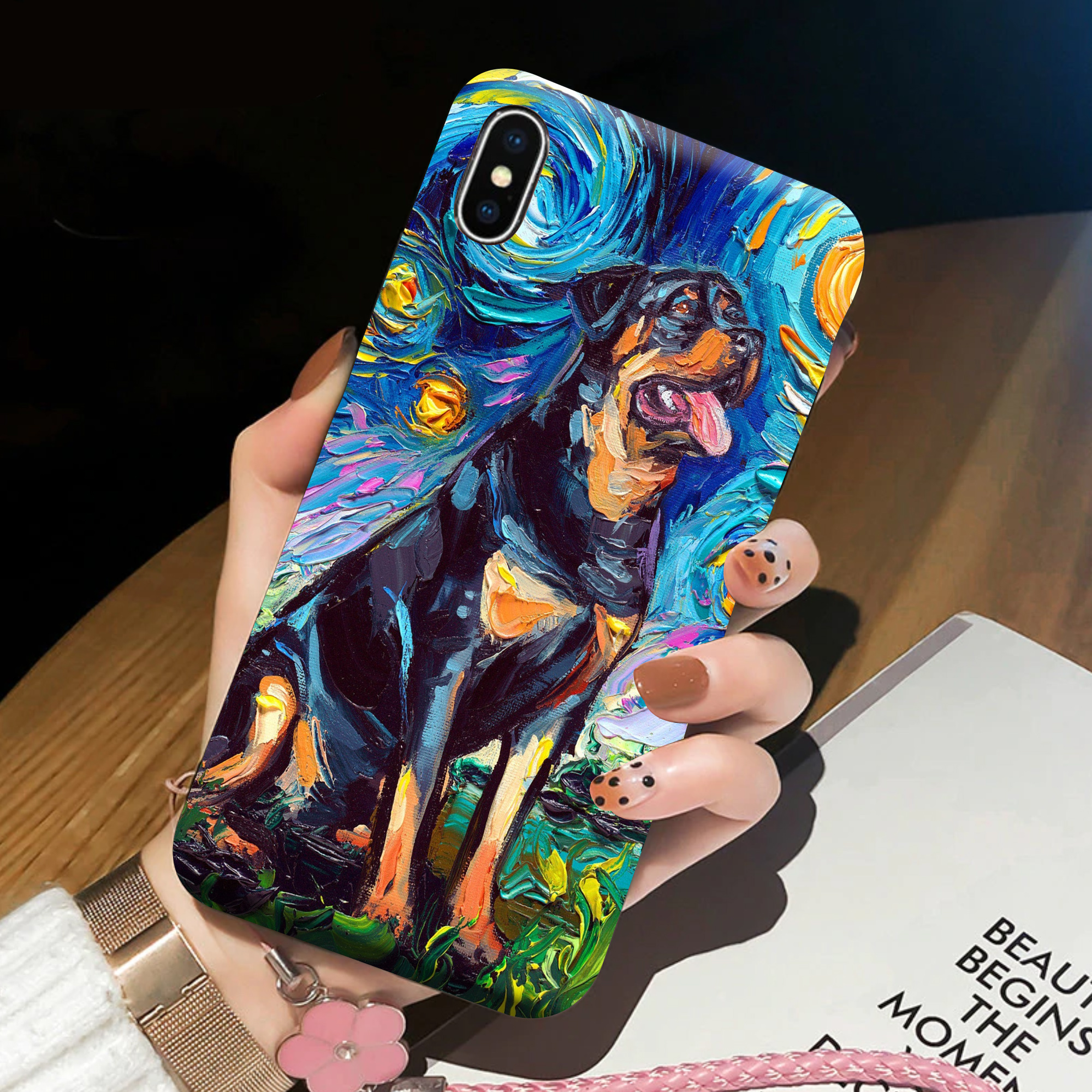 Van Gogh Rottweiler Phone Case Phone Case