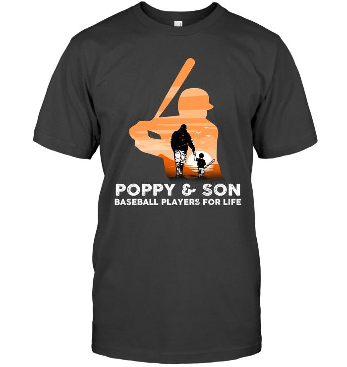 Poppy & Son Baseball Player For Life Hoodie