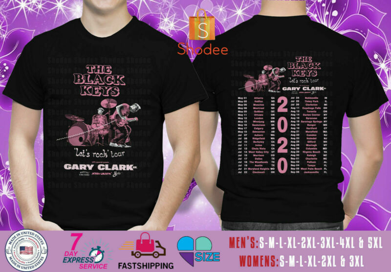 NEW The Black Keys in Lets Rock Tour 2020 with More Special Guests T-Shirt S-5XL