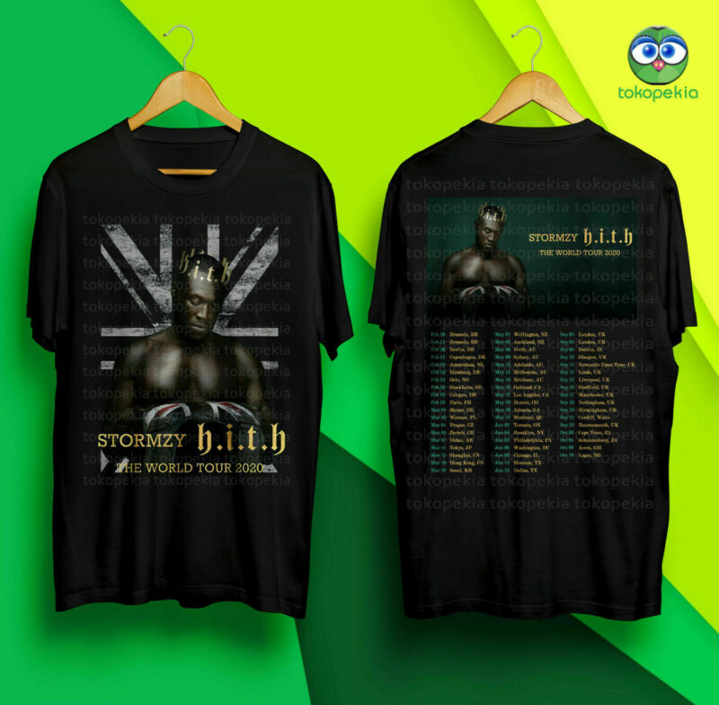Stormzy h.i.t.h The World Tour 2020 Tour Merch w Tour Dates T-Shirt S-5XL