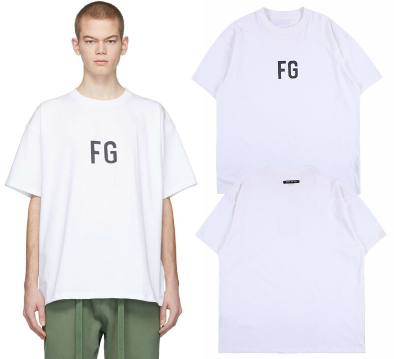 2020 New Rare FEAR OF GOD Essentials Kanye Wes Concert Oversized TOUR T-Shirts