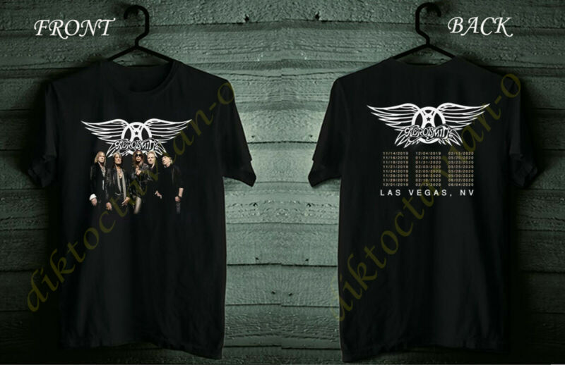 Aerosmith Deuces are Wild Concert Tour 2019-2020 Black Shirt Size S-5XL #Dico