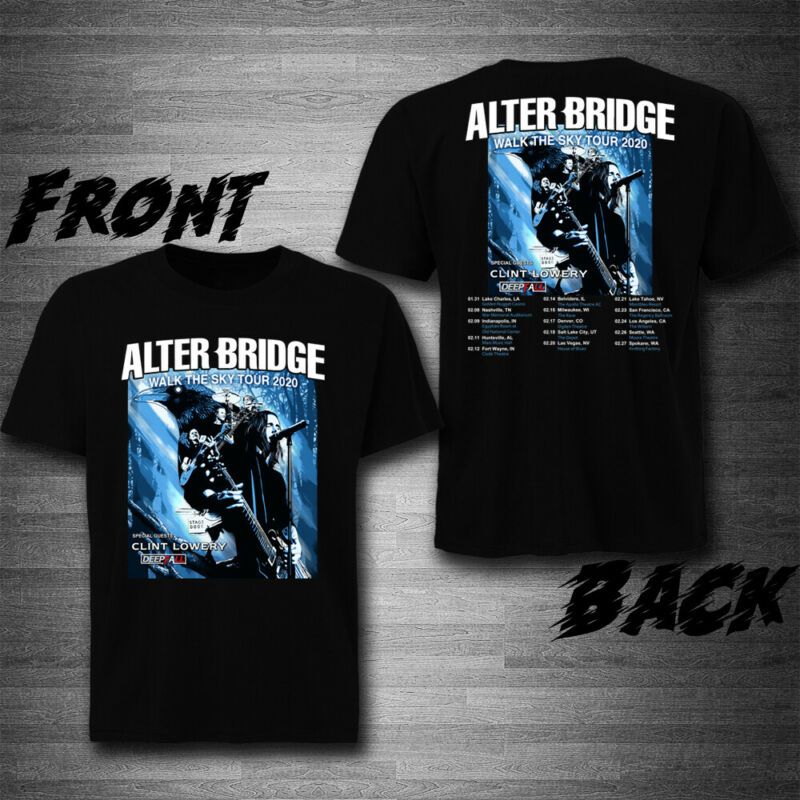 401-Alter Bridge Walk The SKY Tour 2020 T-Shirt Tee Exclusive new