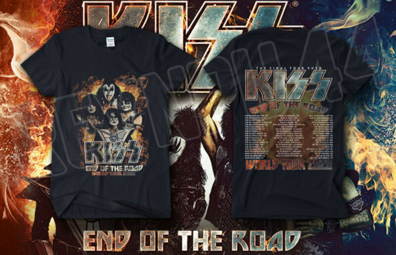 #2020 KISS BAND "End Of The Road" World Tour Shirt Concert 2020 GILDAN T-SHIRT