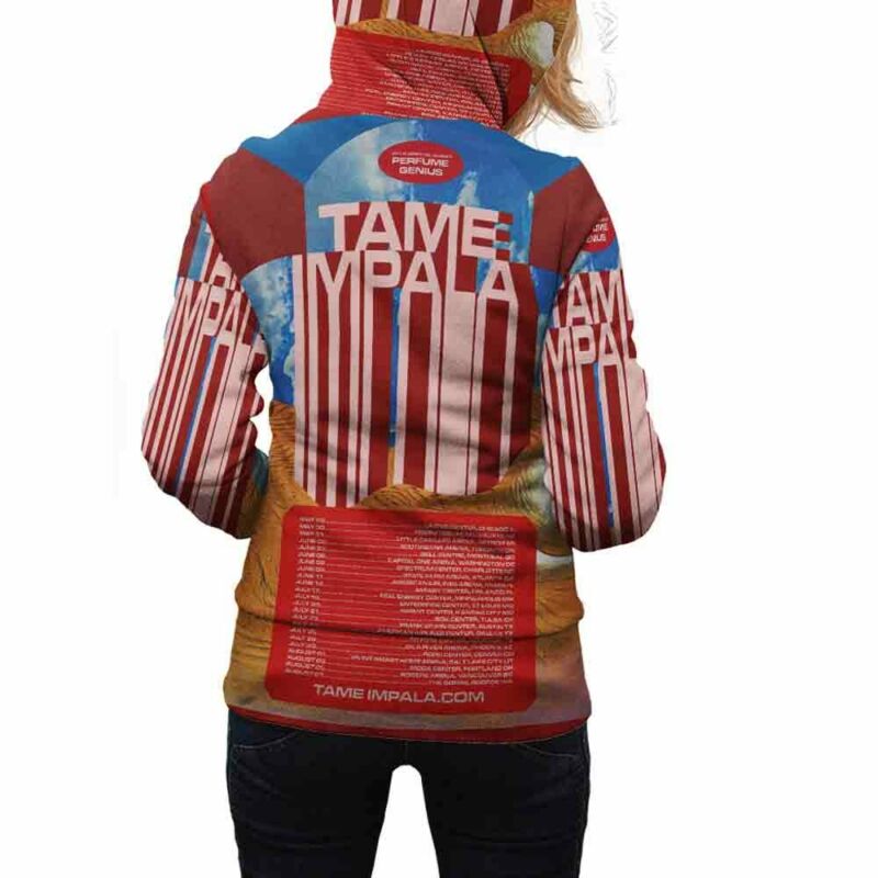 Tame Impala 2020 Tour Hoodie Fullprint New Womens Hoodie Zipper
