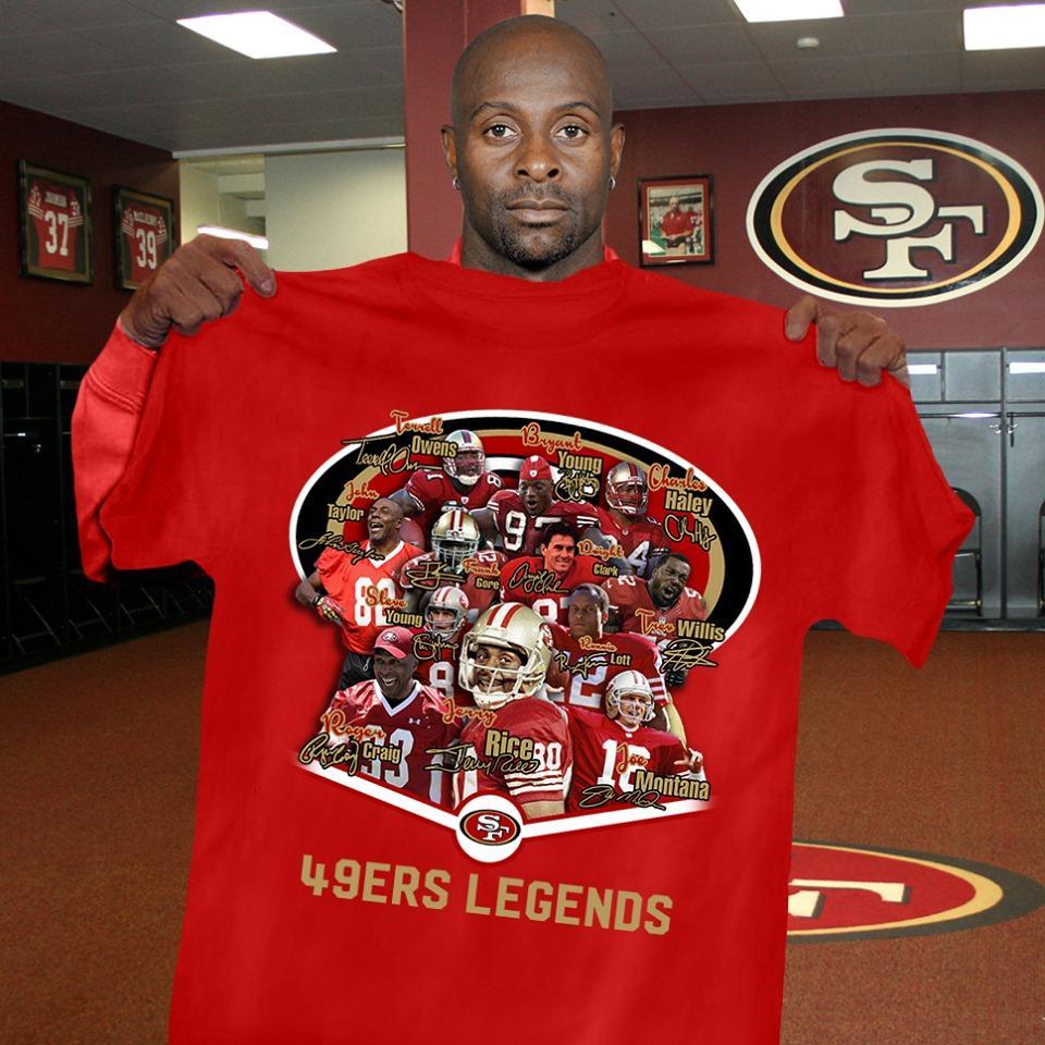 San Francisco 49ers Team Members Signed Shirt