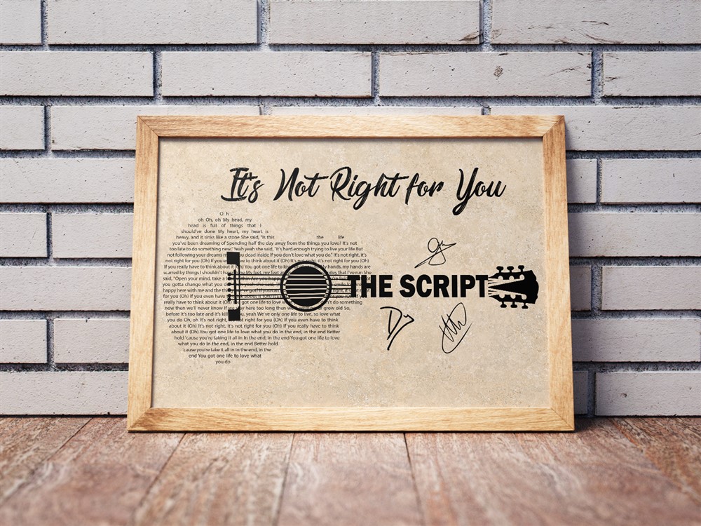 The Script - Its Not Right For You