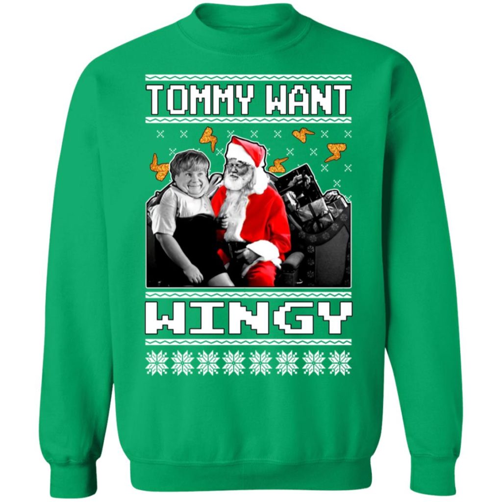Tommy Want Wingy Christmas Sweater