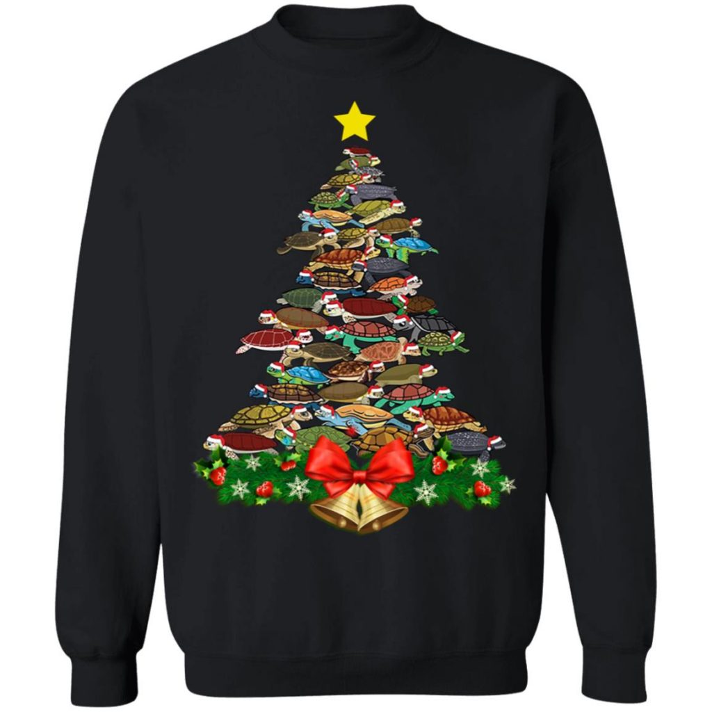 Turtle Christmas Tree Sweatshirt