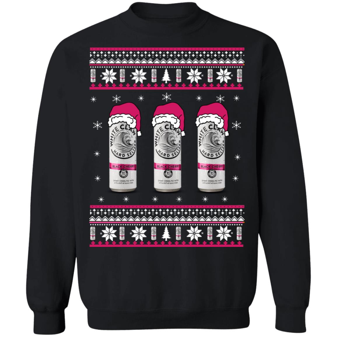 White Claw Black Cherry Christmas Sweater
