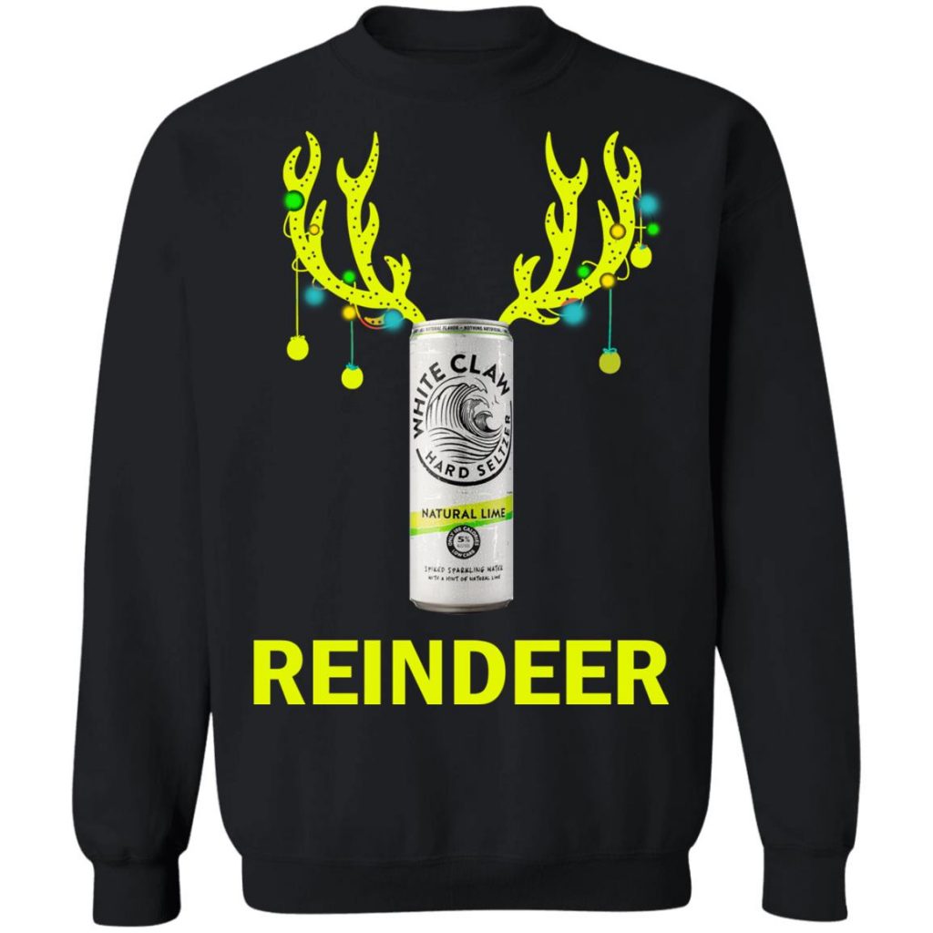 White Claw Natural Lime Reindeer Shirt