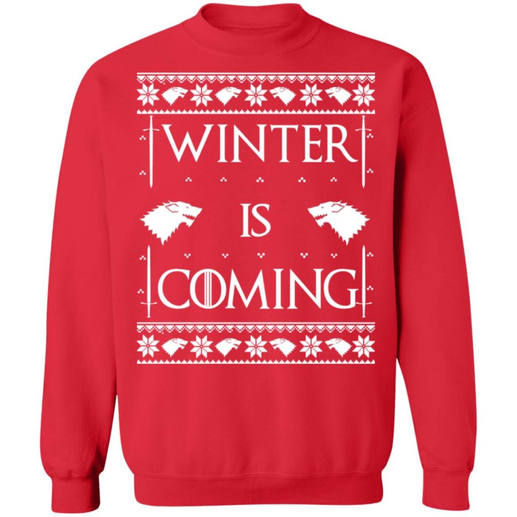 Winter Is Coming Christmas Sweater