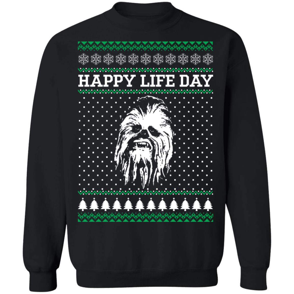 Wookiee Happy Life Day Christmas Sweater