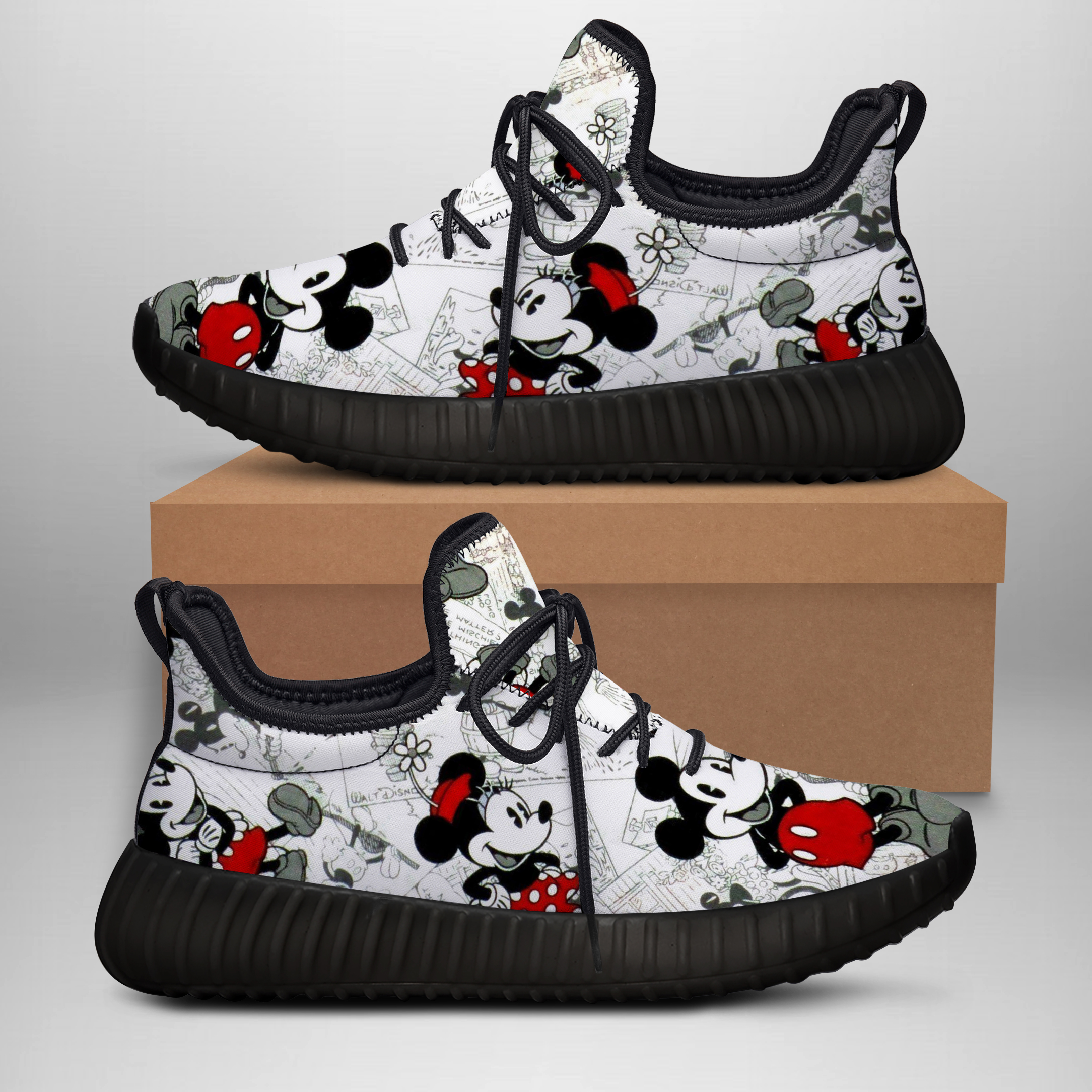 Mickey And Minnie Yeezy Shoes