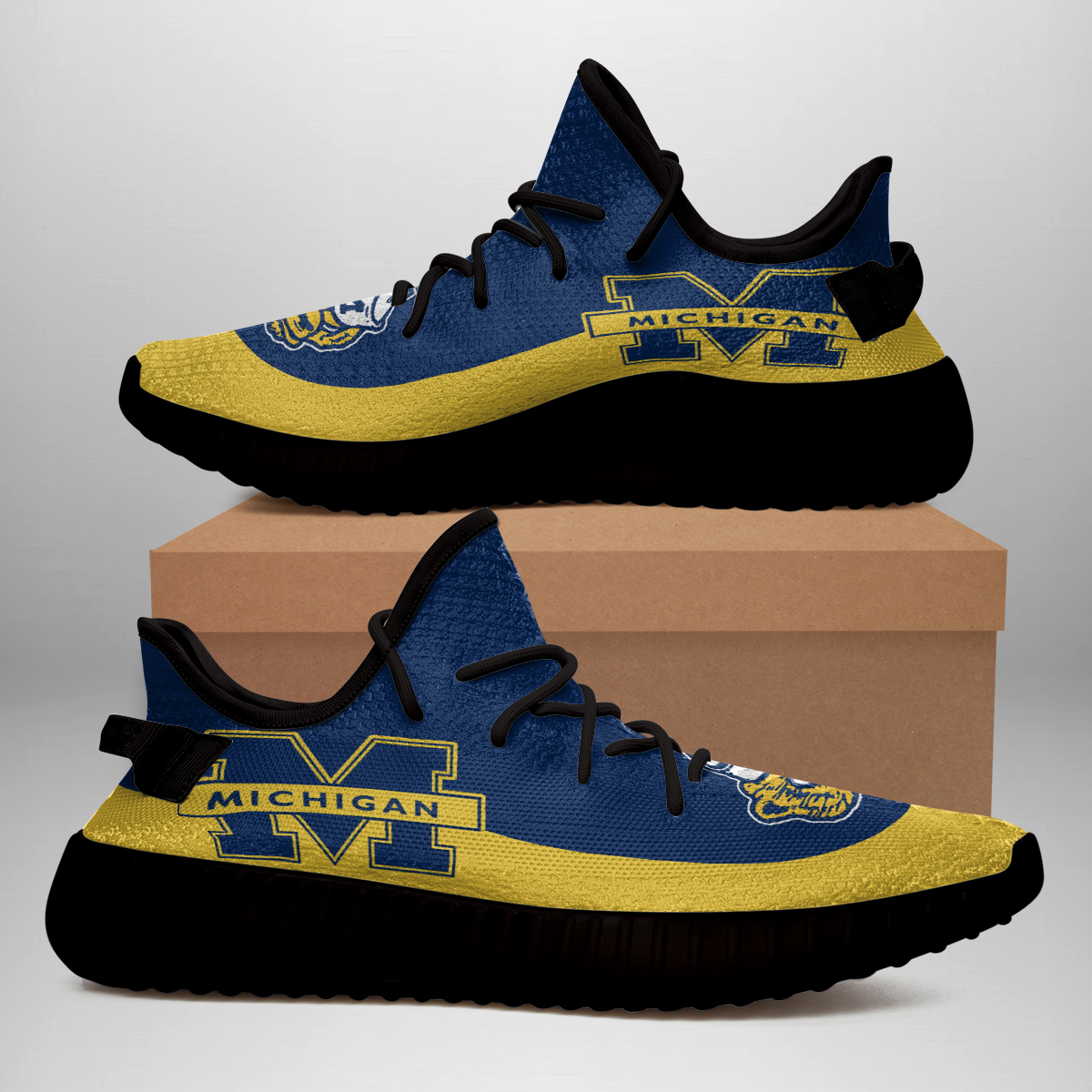 Michigan Wolverines Football Shoes Yeezy Shoes