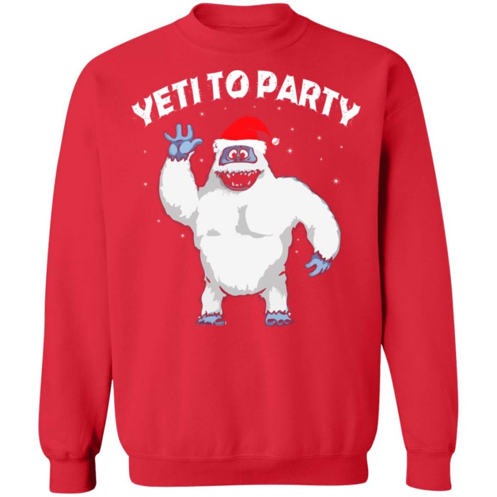 Yeti To Party Christmas Sweatshirt