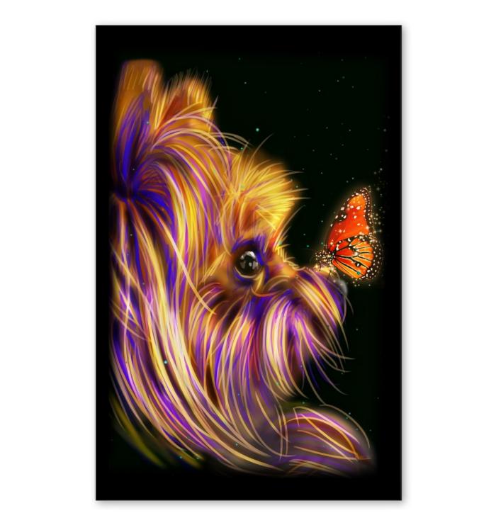 Yokie Butterfly Poster