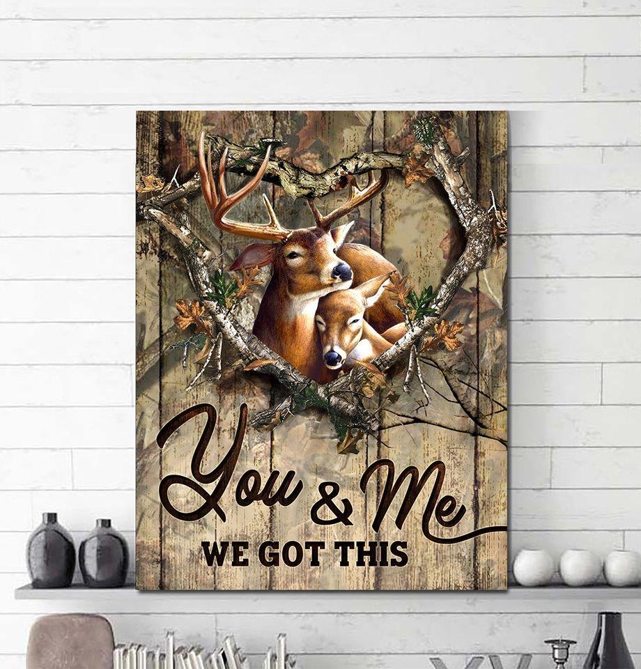 You And Me We Got This Love Together Poster Canvas