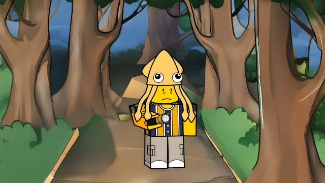 99 Nights In The Forest Squid Kid wallpaper on Pixipics