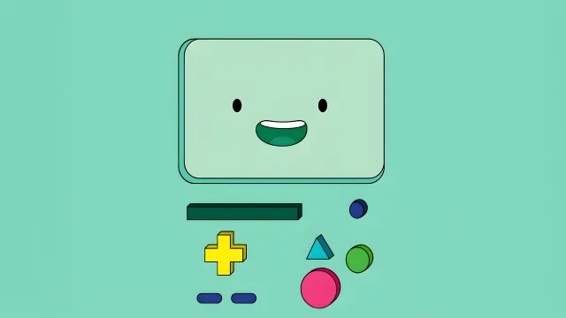 Bmo Adventure Time Green Face wallpaper on Pixipics