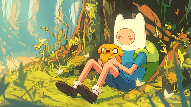 Finn And Jake Adventure Time Nature wallpaper on Pixipics