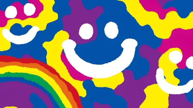Kidcore Smile And Rainbow wallpaper on Pixipics