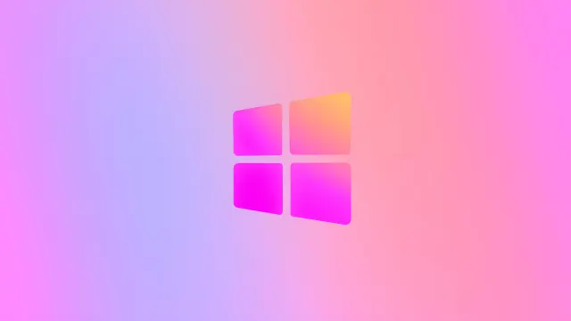 Windows Pink Gradient Aesthetic Logo wallpaper on Pixipics