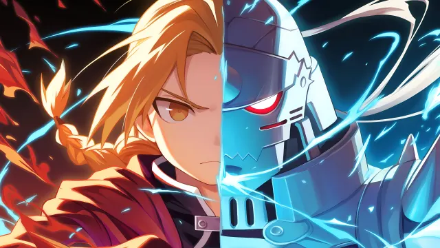 Edward Elric Fullmetal Alchemist Half Face wallpaper on Pixipics