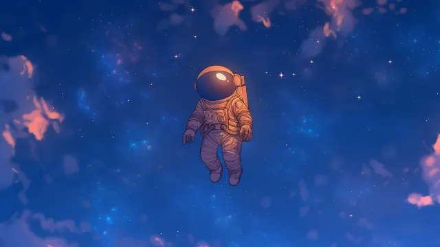 Among Us Floating Cosmic Mystery Style wallpaper on Pixipics