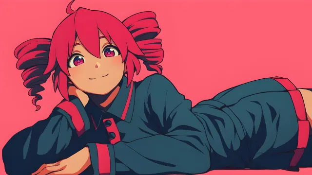 Kasane Teto Cozy Pink Anime Girl wallpaper on Pixipics