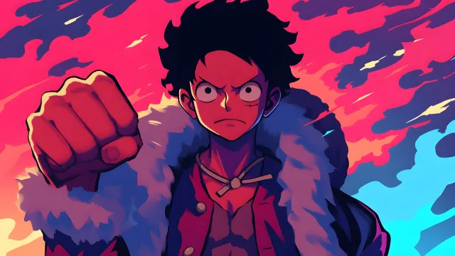 One Piece Luffy Gear 5 Fist Power Anime wallpaper on Pixipics