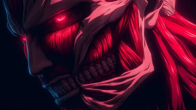 Attack On Titan Armored Titan Red Eyes Rage wallpaper on Pixipics