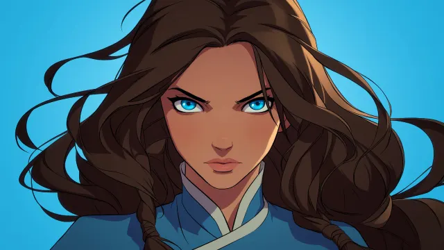 Avatar Katara Blue wallpaper on Pixipics