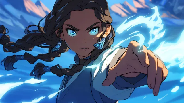 Katara Avatar Waterbending wallpaper on Pixipics