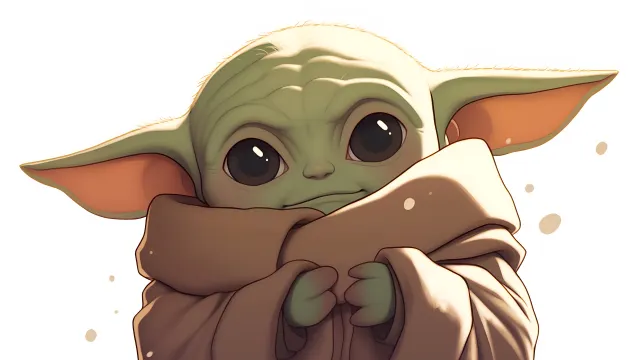 Cute Baby Yoda wallpaper on Pixipics