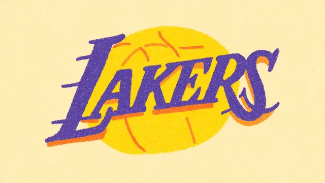 Lakers Retro Logo Aesthetic wallpaper on Pixipics