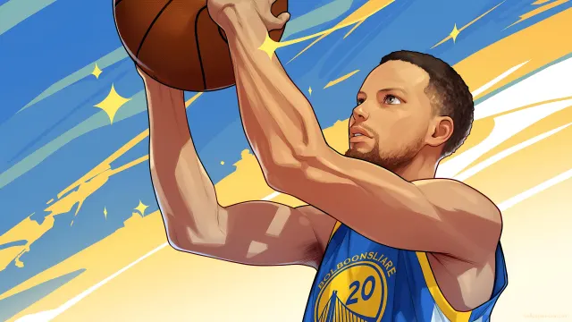 Stephen Curry Shooting wallpaper on Pixipics