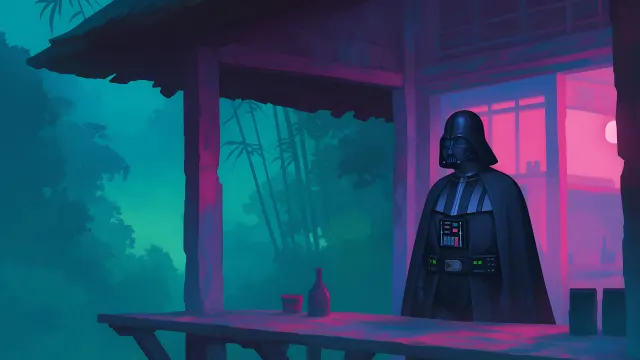 Star Wars Darth Vader Spirit Bathhouse wallpaper on Pixipics