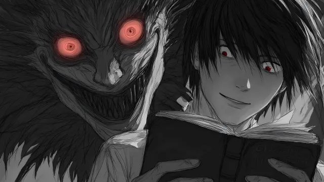 Death Note L Shinigami wallpaper on Pixipics
