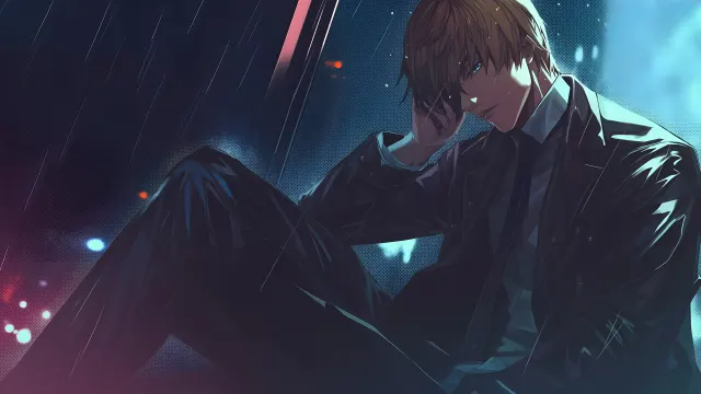 Death Note Light Yagami Detective Aura wallpaper on Pixipics