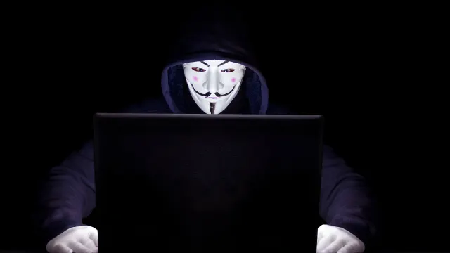 Anonymous Mask Hacker Laptop Darkness wallpaper on Pixipics