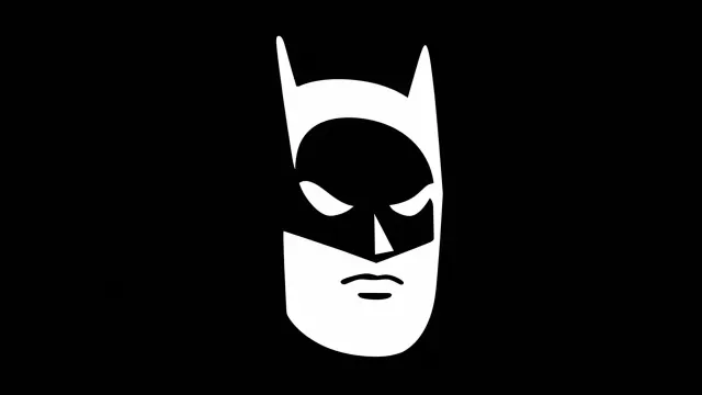 Batman Minimalist Face Logo Gif wallpaper on Pixipics