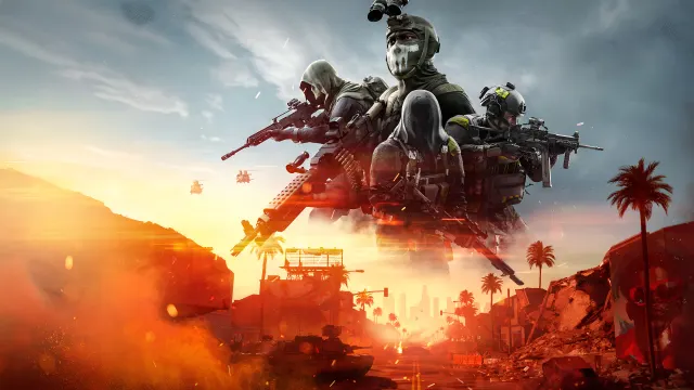 Battlefield Operators Squad Sunset wallpaper on Pixipics