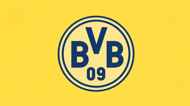 Borussia Dortmund Retro Yellow Logo wallpaper on Pixipics