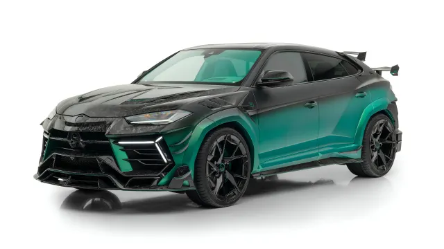 Lamborghini Urus Mansory Green Carbon Satin wallpaper on Pixipics