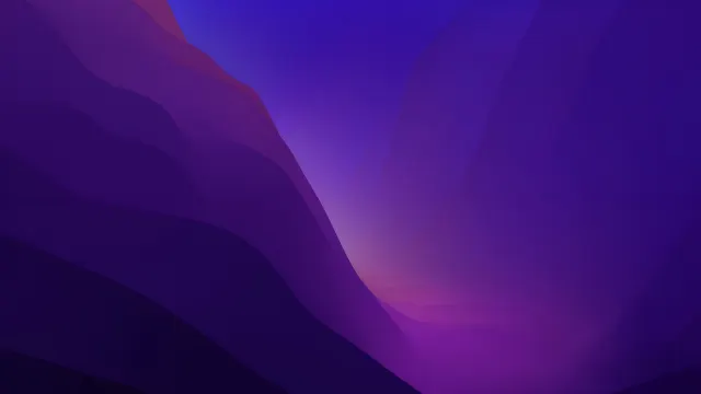 Macos Monterey Dark Mode Purple Canyon wallpaper on Pixipics