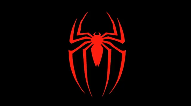 Marvel Spiderman Red Icon Dark Gif wallpaper on Pixipics